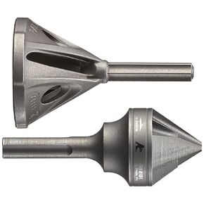 2-Piece Internal and External Deburring Tool Set, Double-Blade Chamfering Tool for Bolts Over 16mm, Germany M2 Steel Deburring Chamfer Tool, All Threaded Rod Deburring Tool External Chamfer Tool