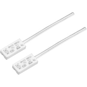 uxcell Normally Close Temperature Switch, 70℃ N.C 5A Thermal Switch Thermostat Temperature Control Switch 2pcs