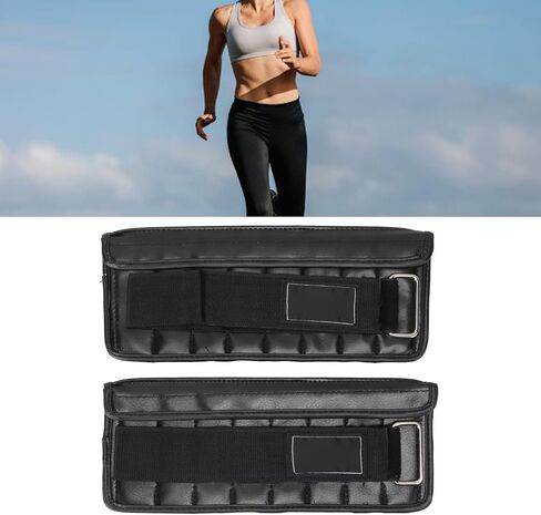 Ankle Weights, 1Pair Wrist Weights Sandbag 1 to 3kg Adjustable Wrist Straps for Men Women Jogging Arm Fitness Gymnastics in Saudi Arabia