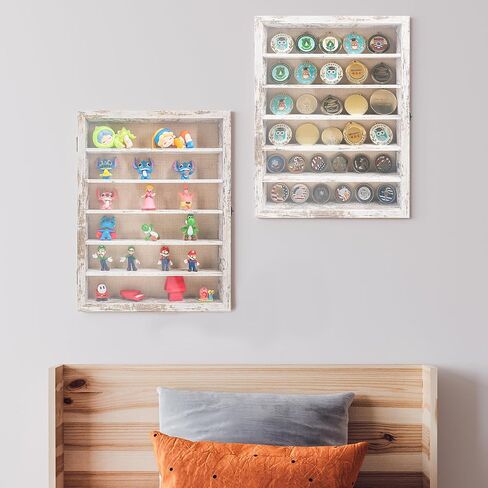 11x14 Wooden Shadow Box Frame with Removable Shelves Deep Display Case for Military Medals Keepsakes Black in Saudi Arabia