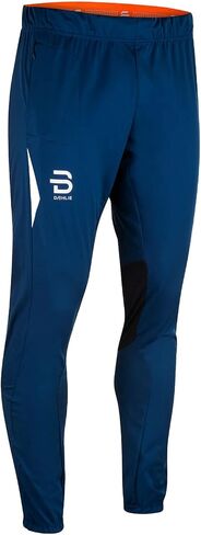 B DÆHLIE Daehlie Men's Pro Athletic Workout Pants - Wind and Water Resistant High Intensity Training Gear with Bionic Finish, Estate Blue, Large in Saudi Arabia