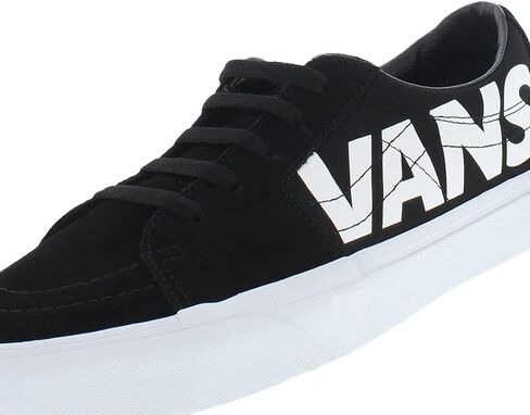 حذاء Vans Sk8-Low للرجال مقاس 4، اللون: أسود/أبيض عالي الدقة in Saudi Arabia