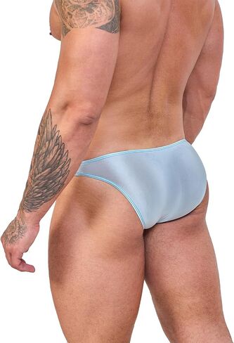 Oceanus series solid color swimming trunks multi-color simple sexy beach briefs thong swimming waterproof(534) in Saudi Arabia