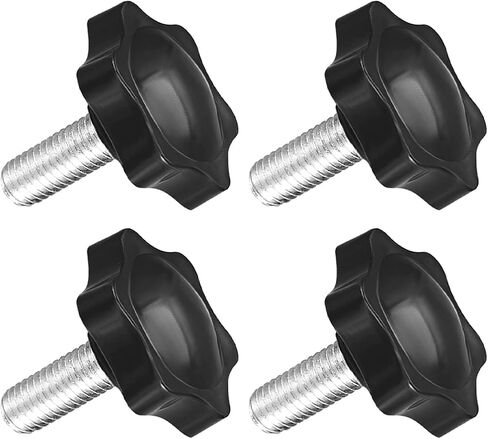 مقابض لولبية بمقبض تثبيت (M8x16mm) 4 قطع، قبضة معدنية على شكل نجمة - لبناء المساكن، آلة المخرطة، معدات الصناعة in Kuwait