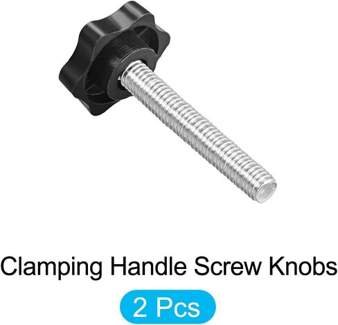 مقابض لولبية بمقبض تثبيت (M8x16mm) 4 قطع، قبضة معدنية على شكل نجمة - لبناء المساكن، آلة المخرطة، معدات الصناعة in Kuwait