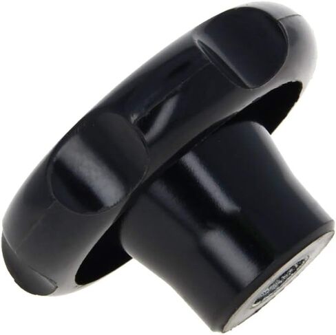 MroMax Clamping Handle Gripandles Screw Knobs Handgrips Knob Female Thread Cone-Black M6mm 2Pcs in Saudi Arabia