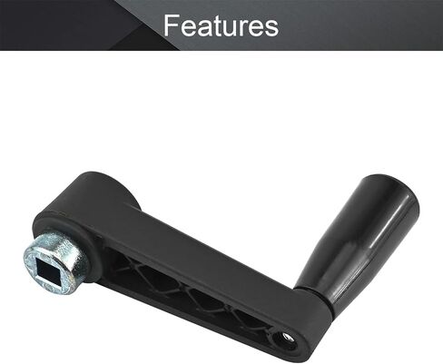 MroMax Clamping Handle Gripandles Screw Knobs Handgrips Knob Female Thread Cone-Black M6mm 2Pcs in Saudi Arabia