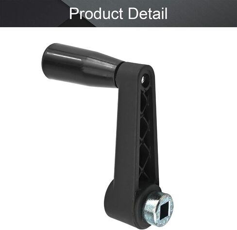 MroMax Clamping Handle Gripandles Screw Knobs Handgrips Knob Female Thread Cone-Black M6mm 2Pcs in Saudi Arabia