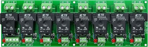 لوحة وحدة مرحل الطاقة 12 فولت سلبية 8 SPST-NO 30 أمبير من CZH-Labs. in Kuwait