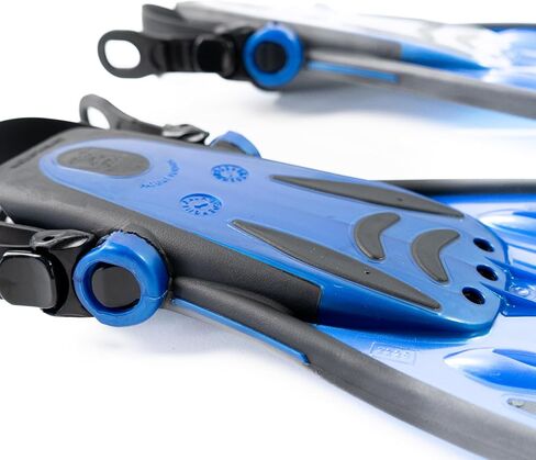 Bonassi Adult Shark Fins - Short Adjustable Snorkeling and Swimming Fins in Saudi Arabia
