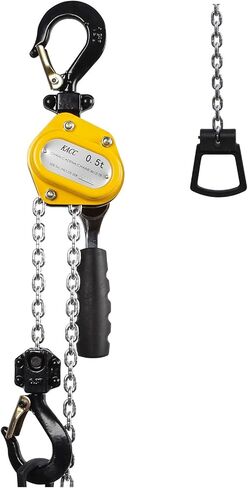 AOMAG® Mechanical Lever Hoist, Hook Mount Lift Lever Block Chain Hoist Comealong, 1/2 Ton Capacity, 10' Lift in Saudi Arabia