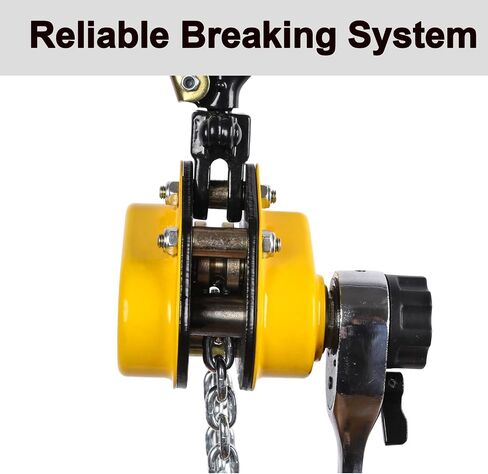 AOMAG® Mechanical Lever Hoist, Hook Mount Lift Lever Block Chain Hoist Comealong, 1/2 Ton Capacity, 10' Lift in Saudi Arabia