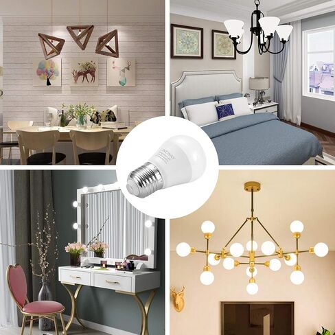 LINEWAY Refrigerator Light Bulb LED Fridge Light Bulbs 5W 40 Watt Equivalent, 120V A15 Waterproof Fridge Appliance Light Bulb 5000K 5W E26 Medium Base Freezer Kitchen Home Lighting, Not-Dim, 2 Pack in Saudi Arabia