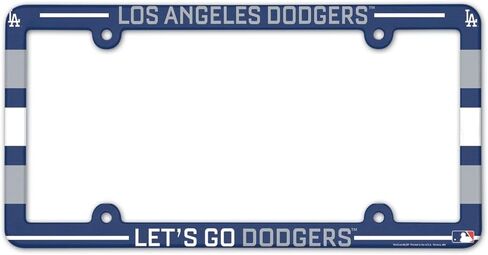 Wincraft MLB Los Angeles Dodgers LIC Full Color Plate Frame in Saudi Arabia