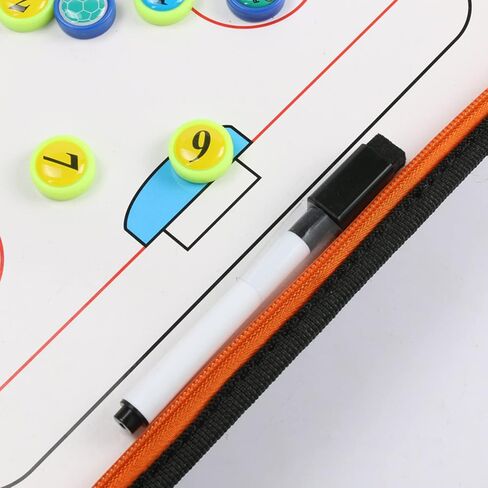 Ice Hockey Tactics Board for Kids & Adults, Magnetic Coaching Board, Ice Hockey Equipment for Men, Boys and Ice Hockey Enthusiast, Christmas Ice Hockey Gifts for Men Father in Saudi Arabia