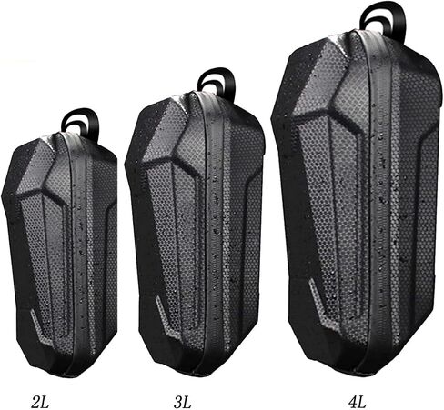 Universal Electric Scooter Bag/Handlebar Bag,Scooter Storage Bag,EVA Hard Shell Bags Waterproof Reflective Electric Scooter Storage Bag,Bicycle Bag Electric Skateboard Bike Accessories (2L) in Saudi Arabia