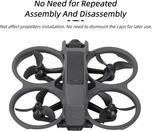 4pcs Upgraded Aluminum Motor Protective Cover Dustproof Caps Compatible for DJI Avata 2,Motor Caps Anti-dust Scratchproof Accessories (Black) in Saudi Arabia
