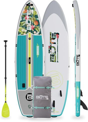 BOTE 11' FT 6" Breeze Aero لوح مجداف قابل للنفخ، متوافق مع MAGNEPod iSUP رائع للبالغين والأطفال ومناسب للسفر العائلي وخيارات ألوان متعددة الأحجام in Kuwait