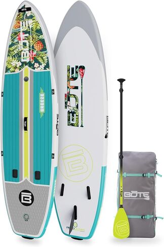 BOTE 11' FT 6" Breeze Aero لوح مجداف قابل للنفخ، متوافق مع MAGNEPod iSUP رائع للبالغين والأطفال ومناسب للسفر العائلي وخيارات ألوان متعددة الأحجام in Kuwait