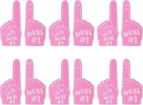 PATIKIL Mini Foam Fingers, Cheerleading Foam Finger for Sports Fan Events Games Party Favor in Saudi Arabia
