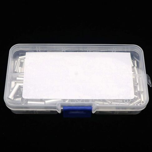 260 قطعة من موصلات المؤخرة غير المعزولة 22-18/16-14/12-10 AWG قياس غير معزول لسلك كهربائي حلقات كابل تجعيد طرفية عدة للتوصيل الكهربائي DIY in Kuwait