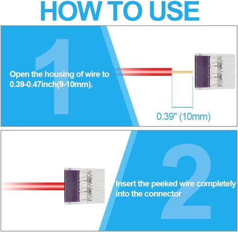 50pcs 6 Port Push-in Electrical Wire Connector, PCT-106 Quick Connection Terminal Compact Wire Connector for 18-12 AWG Solid Stranded Wires in Saudi Arabia