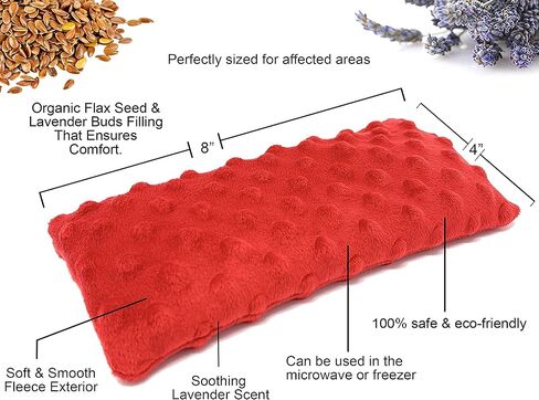 Lavender Eye Pillow- a Natural Soothing Hot & Cold Aromatherapy Eye Mask for Yoga, Meditation, Relaxation in Saudi Arabia