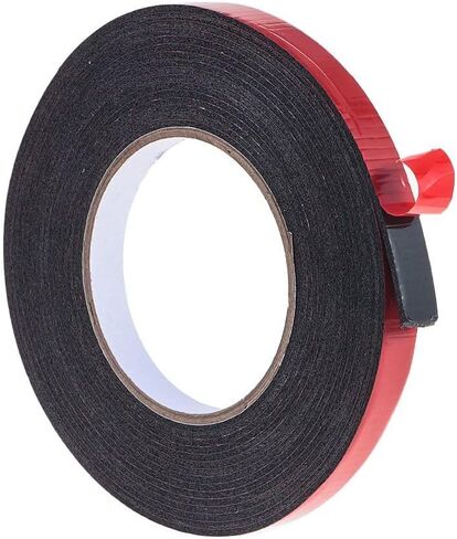 Double Sided Tape Heavy Duty, 16.4Ft x 0.5inch Foam Tape Mounting Tape, 2 Sided Strong Adhesive Tape for Car, Socket, Wall Sticker, Home Decor in Saudi Arabia