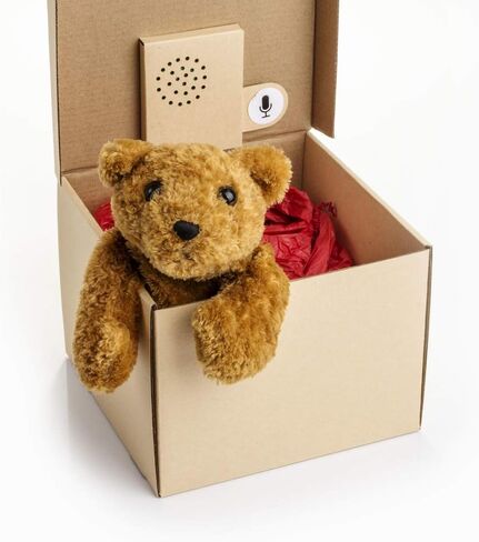 SUCK UK Gift Box | Record your own Message Gift Boxes | Novelty Surprise Gift Box For Birthday Gifts | Recordable Large Gift Box | Gift Boxes For Presents| Gift Box With Lid Brimming With Memories in Saudi Arabia
