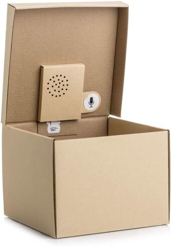 SUCK UK Gift Box | Record your own Message Gift Boxes | Novelty Surprise Gift Box For Birthday Gifts | Recordable Large Gift Box | Gift Boxes For Presents| Gift Box With Lid Brimming With Memories in Saudi Arabia