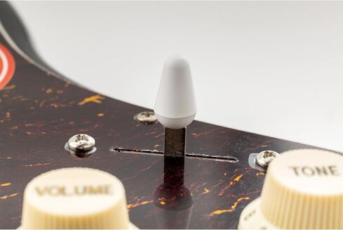 Musiclily Pro Metric 3.5mm Guitar 5 Way Pickup Switch Tips Strat Lever Switch Caps Switch Knobs for Import Strat Style Electric Guitar, White (Set of 2) in Saudi Arabia