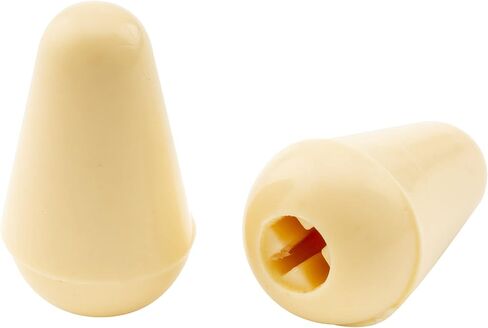 Musiclily Pro Metric 3.5mm Guitar 5 Way Pickup Switch Tips Strat Lever Switch Caps Switch Knobs for Import Strat Style Electric Guitar, White (Set of 2) in Saudi Arabia