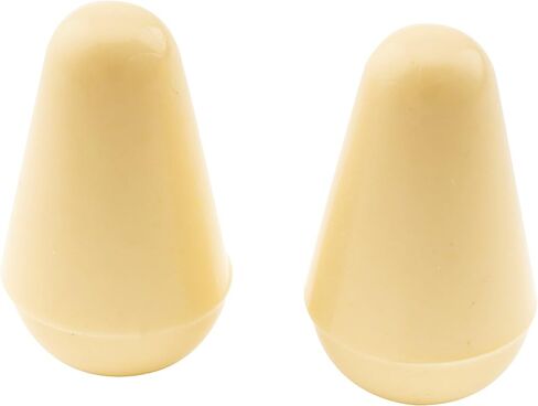 Musiclily Pro Metric 3.5mm Guitar 5 Way Pickup Switch Tips Strat Lever Switch Caps Switch Knobs for Import Strat Style Electric Guitar, White (Set of 2) in Saudi Arabia