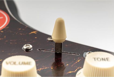 Musiclily Pro Metric 3.5mm Guitar 5 Way Pickup Switch Tips Strat Lever Switch Caps Switch Knobs for Import Strat Style Electric Guitar, White (Set of 2) in Saudi Arabia