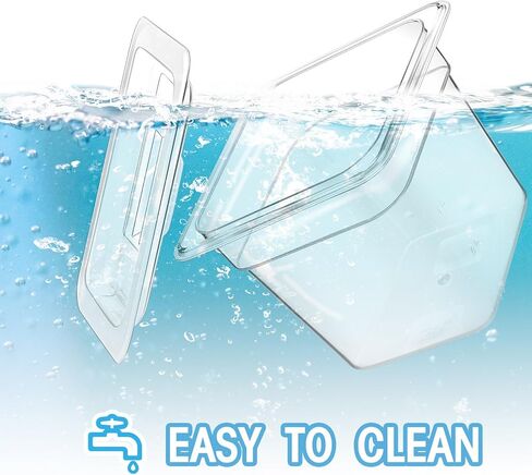 مجموعة أوعية طعام بلاستيكية شفافة مكونة من 15 قطعة، صينية طعام شفافة مقاس 1/6 مع غطاء وملقط وملاعق وملصقات وحاوية تخزين طعام قابلة للتكديس في المطاعم والفنادق ومقلاة تجارية للفواكه والخضروات (بعمق 6 بوصات) in Kuwait