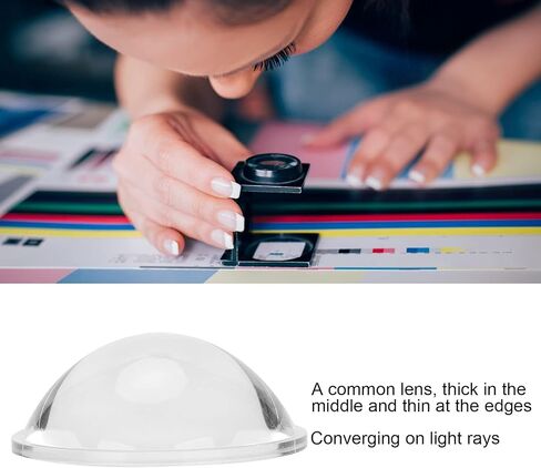 Convex Lenses, Optical 3D Lens for Magnifier, Diameter 60mm Optical Condensers Optical Glass for Sunset Lamp Glasses in Saudi Arabia