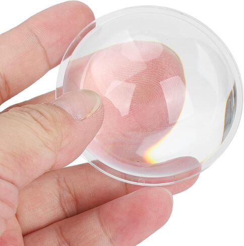 Convex Lenses, Optical 3D Lens for Magnifier, Diameter 60mm Optical Condensers Optical Glass for Sunset Lamp Glasses in Saudi Arabia