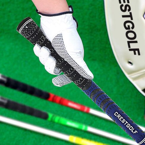 Multi -Compound Golf Grips, Standard/Mid Size All-Weather Control Thread Technology Rubber Combine with Carbon Yard, Anti-Slip-Set of 13 in Saudi Arabia
