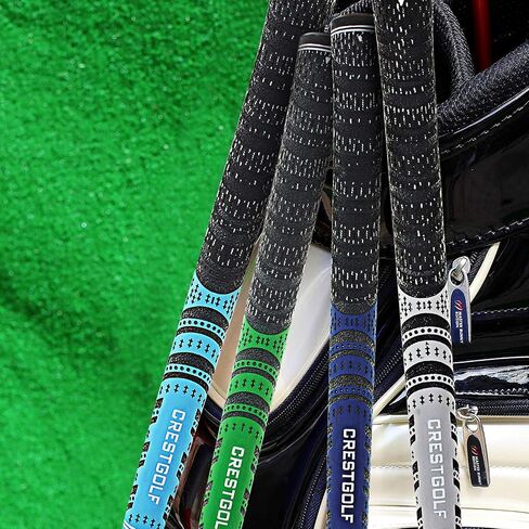 Multi -Compound Golf Grips, Standard/Mid Size All-Weather Control Thread Technology Rubber Combine with Carbon Yard, Anti-Slip-Set of 13 in Saudi Arabia