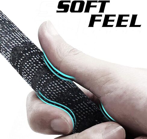 Multi -Compound Golf Grips, Standard/Mid Size All-Weather Control Thread Technology Rubber Combine with Carbon Yard, Anti-Slip-Set of 13 in Kuwait