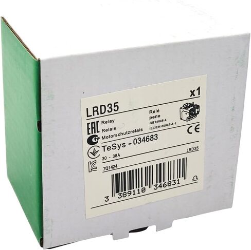 TeSys LRD35 مرحل حراري عند زيادة الحمل 30-38A مناسب للموصل LC1D32-38 in Saudi Arabia