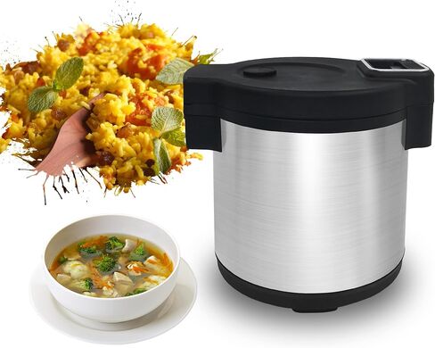 100 Cup Electric Rice Warmer, 19L Commercial Rice Warmer (Warm Function Only, Not Cooker), Sushi Rice Warmer Food Warmer Soup Warmer Restaurant in Saudi Arabia