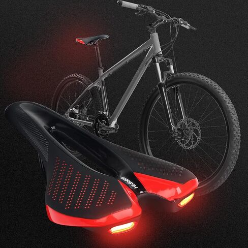 Bike Seat,Bike Seat Cushion,Bike Seat Cushion for Men&Women Comfort,with Rechargeable 360mAh Lithium Battery in Saudi Arabia