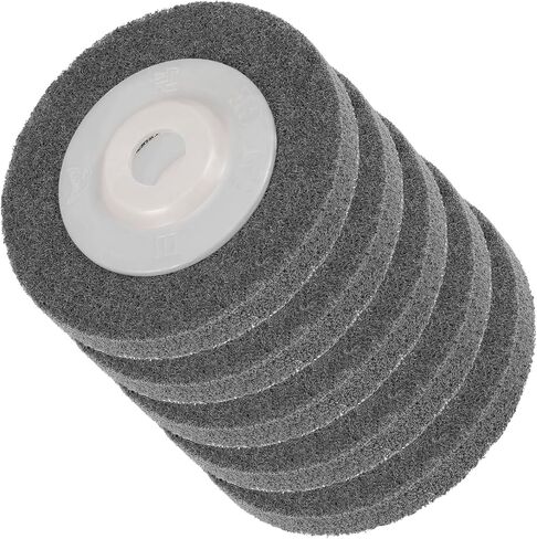 Polishing Wheel, 5/8" x 4" (ID x OD), Nylon Abrasive Wheels - (Applications: for Polish Grooves, Curved Surfaces), 10-Pieces in Saudi Arabia