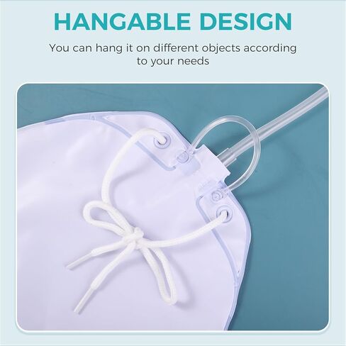 كيس تصريف بولي مع غرفة مضادة للارتجاع، كيس بول بحجم 1500 مل (5 عبوات) in Kuwait