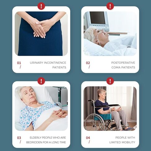 كيس تصريف بولي مع غرفة مضادة للارتجاع، كيس بول بحجم 1500 مل (5 عبوات) in Kuwait