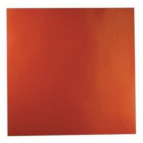 Rubber Sheet, Silicone, Rubber Width 12 in, Rubber Length 12 in, Rubber Thickness 3/32 in, 40A, Plain Backing