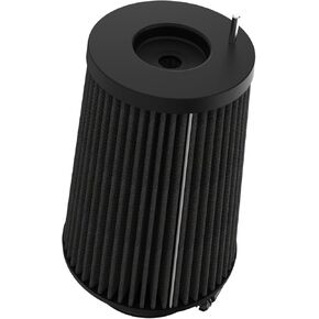 K&N Universal Clamp-On Air Filter: High Performance, Premium, Washable, Replacement Filter: Flange Diameter: 4 In, Filter Height: 9.5 In, Flange Length: 1.688 In, Type: Dry Synthetic, RC-3114HBK