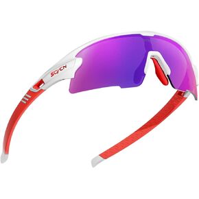 Polarized Cycling Glasses Sports Sunglasses for Men Women UV400 bicycle MTB Mountain Bike Glass with 3 Lenses