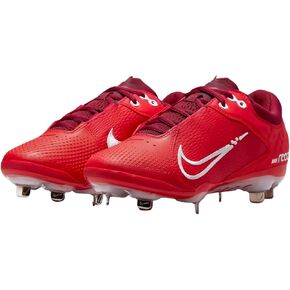 Nike Hyperdiamond 4 Elite CZ5917-616 University Red-White Women's Softball Cleats 10 US